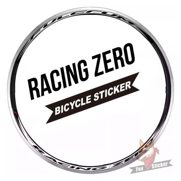 1 r0 racing zero妇科龙富克隆轮组贴纸公路车碳刀圈