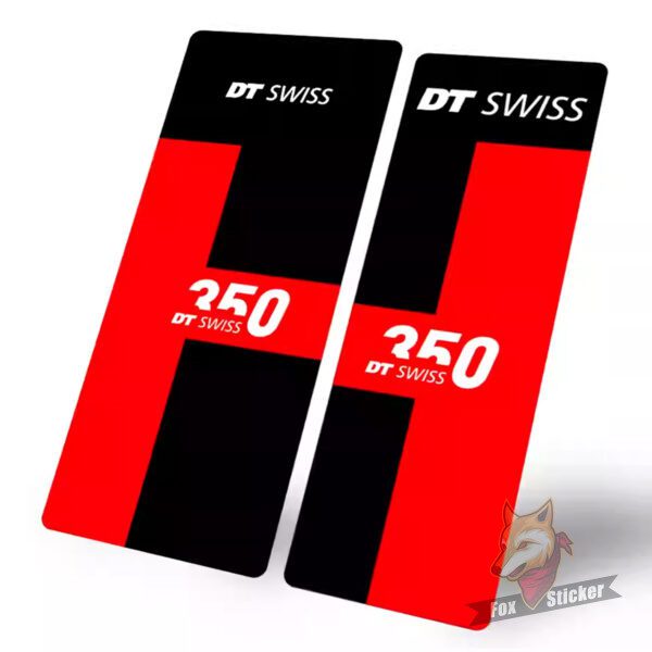 DT 350花鼓贴纸公路车山地车贴车轮组碳刀圈轮圈定制防水DT SWISS