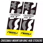 马维克CROSSMAX ST花鼓贴山地车轮组轮圈改色定制单车贴反光防水