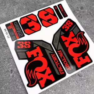 2025新款FOX 38 Factory前叉贴纸山地车贴个性定制防水step cast