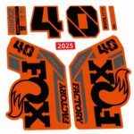 2025新款FOX 40 Factory前叉贴纸山地车贴个性定制防水step cast