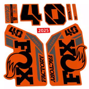 2025新款FOX 40 Factory前叉贴纸山地车贴个性定制防水step cast