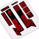 闪电SID BRAIN智能前叉贴纸山地车自行车贴定制单车贴防水