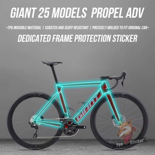 适用于Giant捷安特PP SL公路自行车贴纸车架隐形车衣防水保护贴膜