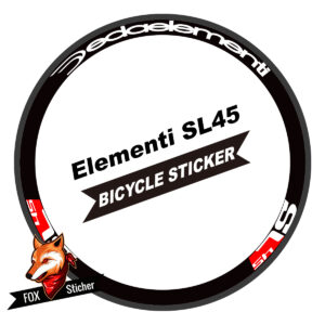 Bicycle Wheels Rim Decal Stickers for Deda Elementi SL45