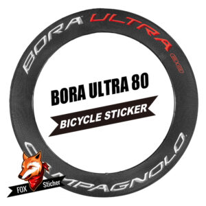 Road Bicycle Wheels Rim Decal Stickers for Campagnolo BORA ULTRA 80