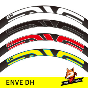 Mountain Bicycle Wheels MTB Rim Decal Stickers for ENVE DH