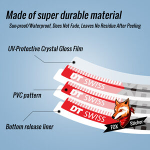 Mountain Bicycle Wheels MTB Rim Decal Stickers for DT SWISS XR331 mtb wheel sticker - Image 2