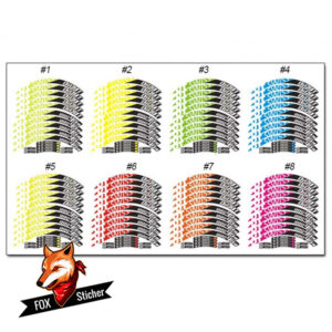 Mountain Bicycle Wheels MTB Rim Decal Stickers for DT SWISS RRC46 Bicycle Wheel Sticker - Image 4