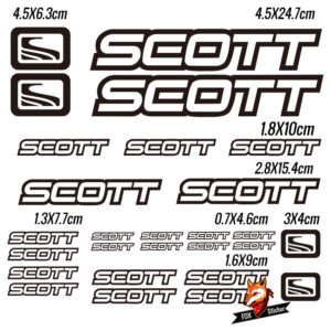 Bicycle Frame Decal Stickers for SCOTT 01