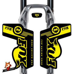 Mountain Bicycle Fork Decal Stickers for FOX Factory 34 SC