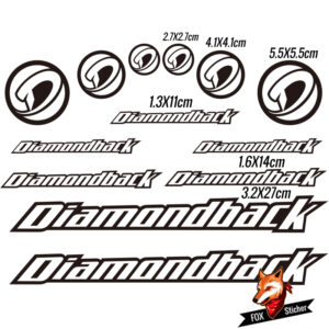 Bicycle Frame Decal Stickers for DIAMONDBACK