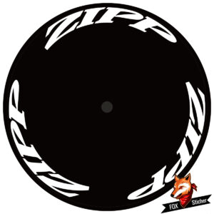 Bicycle disc wheel stickers-ZIPP 1