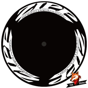 Bicycle disc wheel stickers-ZIPP 3