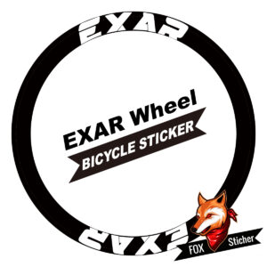 Bicycle Wheels Rim Decal Stickers for EXAR 1 - Image 1