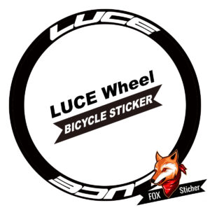 Bicycle Wheels Rim Decal for LUCE Logo Stickers