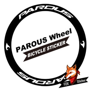 Bicycle Wheels Decals for PAROUS Logo Sticker
