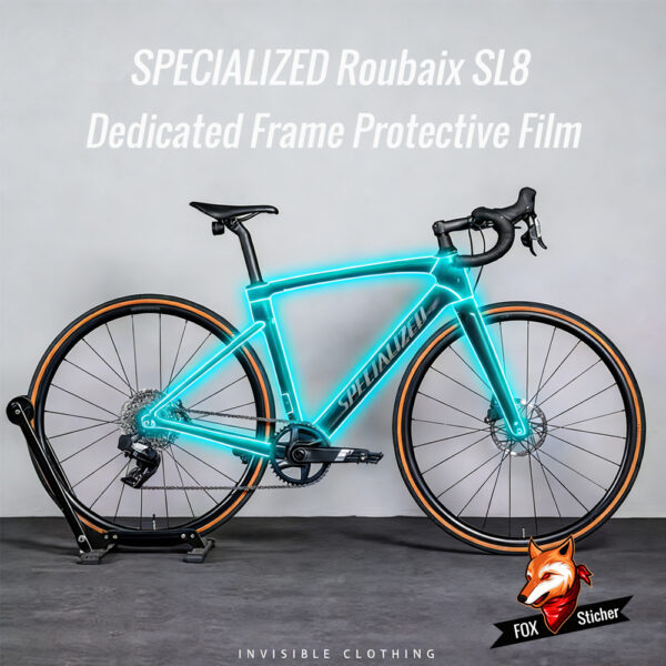 Suitable for SPECIALIZED Tarmac Roubaix SL8 road bike stickers, frame decals, and frame protection films Suitable for SPECIALIZED Tarmac Roubaix SL8 road bike stickers, frame decals, and frame protection films