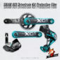 Protective film for SRAM XX1 Eagle X01 groupset, suitable for mountain bike large set, electronic and mechanical shifting, crankset, and rear derailleur
