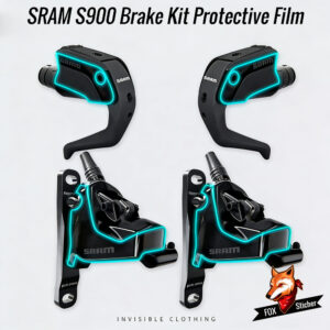 Protective film for SRAM SpeedLink S900 brake kit, suitable for road bikes, TT bikes, and time trial bikes with disc brakes and shifters
