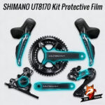 Protective Film for Shimano UT8170 Kit Crankset Chainring for Road and Mountain Bikes
