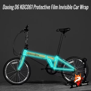 Suitable for Dahang D6 KBC061 Bicycle Invisible Frame Protective Film Folding Frame Transparent TPU Protective Sticker