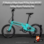 Waterproof Protective Film for the Frame of 25 Models of P8 Disc Brake KBC083 Folding Bikes