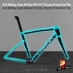 Suitable for FDJ SUEZ Road Bike Stickers for the Gambling Team Edition SL8 Invisible Bike Frame Protective Film