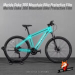 Waterproof invisible protective sticker film for Merida Duke 300 mountain bike frame and frame decals