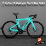 Suitable for 25 models of XDS AD300 road bike stickers, invisible frame protective film, waterproof and scratch-resistant
