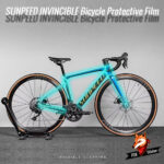 Suitable for SUNPEED road bike frame stickers, invisible bike cover, waterproof protective stickers