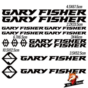 Bicycle Frame Decal Stickers for GARY 01
