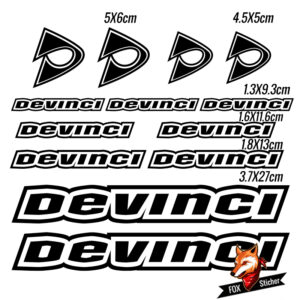 Bicycle Frame Decal Stickers for Devinci