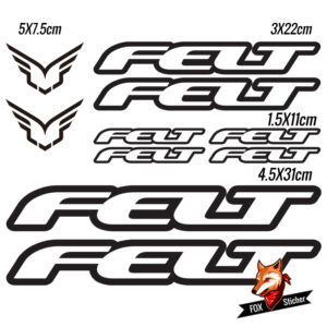 Bicycle Frame Decal Stickers for FELT 01