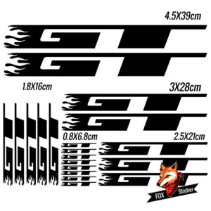 Bicycle Frame Decal Stickers for GT 02