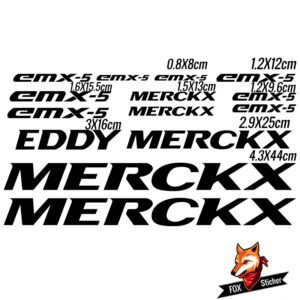 Bicycle Frame Decal Stickers for EDDY MERCKX 01