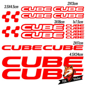 Bicycle Frame Decal Stickers for CUBE 3 - Image 3