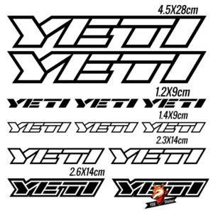 Bicycle Frame Decal Stickers for YETI 02