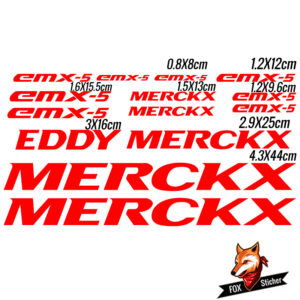 Bicycle Frame Decal Stickers for EDDY MERCKX 01 - Image 3