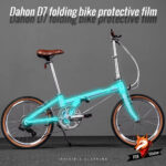 Suitable for Dahon D7 folding bike stickers, invisible frame protective film, upgrade accessories
