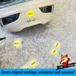 Suitable for road bikes, mountain bikes, bicycles, skateboards, and ski helmets, MIPS logo repair patch, waterproof, high quality