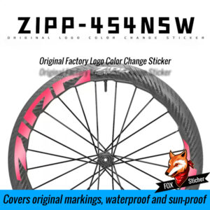 2025 ZIPP 454 NSW Wheel Sticker Road Bike Decal Carbon Rim Waterproof, Sunproof, Color-Changing, Reflective Custom Sticker
