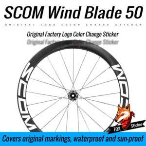 Applicable to SCOM Wind Blade 50 road bike sticker set, original logo color change cover, waterproof high-quality stickers