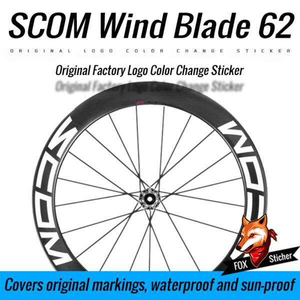 0 Applicable to SCOM Wind Blade 50 road bike sticker set, original logo color change cover, waterproof high-quality stickers