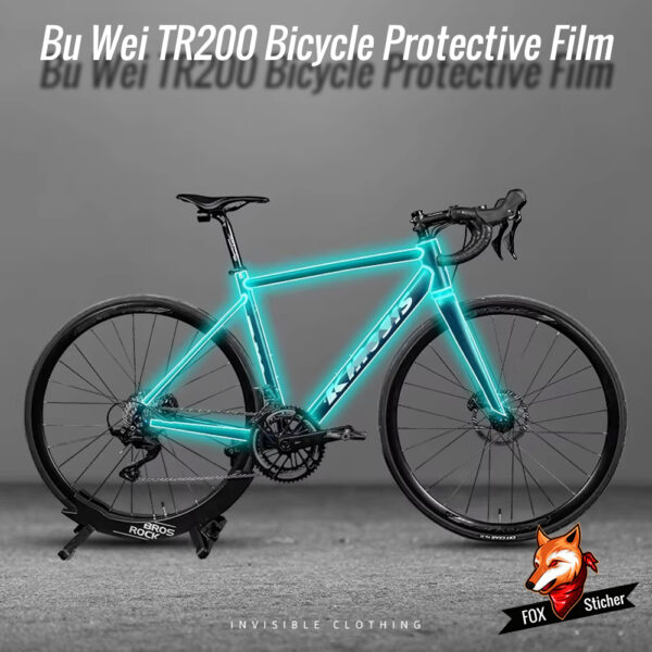 Suitable for Buwei TR200 road bike stickers, bike frame protective film, transparent protective film accessories