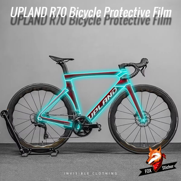 Waterproof TPU invisible protective sticker for UPLAND R70 road bike frame