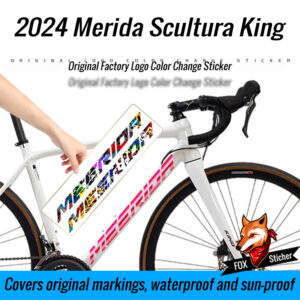 Applicable to Merida Reacto road bike frame original logo stickers for color change film coating