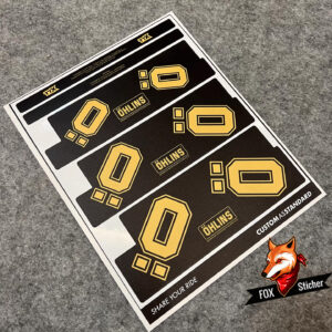 2025 OHLINS Öhlins Downhill Mountain Bike Rear Shock TTX2 AIR Special Sticker High Quality