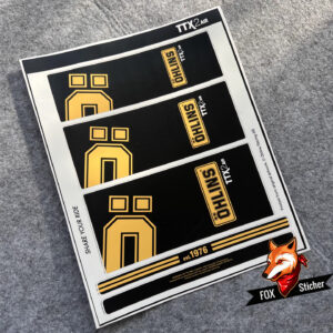 2026 Ohlins TTX2 Air M.2 Rear Cartridge Rear Shock Absorber Mountain Bike Soft Tail Stickers Waterproof