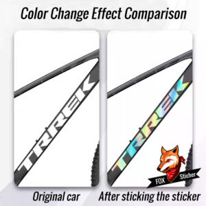 Customizable Waterproof Sticker to Change the Original Logo Color on TREK Marlin 6 Mountain Bike Frame